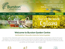 Tablet Screenshot of burston.co.uk